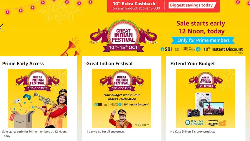 Amazon Great India Sale 2018: Get early access to all offers; here's how