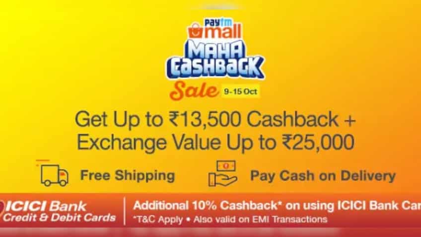 Rs 501 crore cashback! Win Gold, Renault KWID, get cheap iPhones and more - Check Paytm festival sale details 