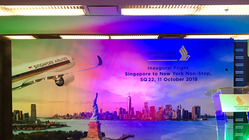 Singapore Airlines' Flight SQ22 carries out world's longest