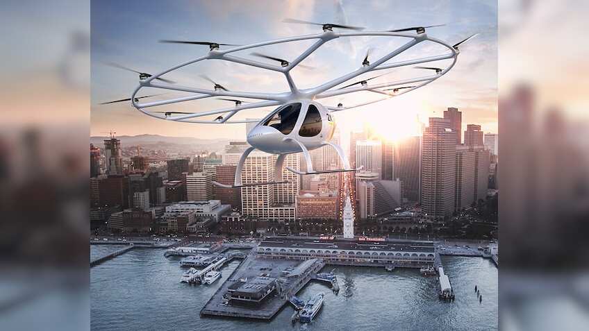 Taxis in the Sky! Yes, aviation miracle in this city Volocopter Singapore driverless hover-taxi