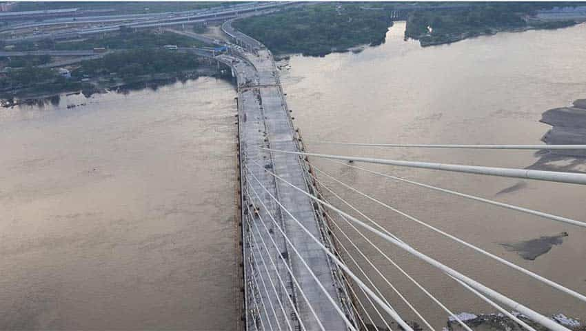 Signature Bridge: Wazirabad road to Karnal bypass