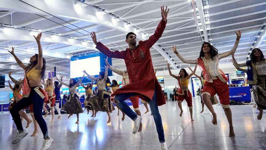 British Airways: Diwali in Bollywood Style at Heathrow Terminal