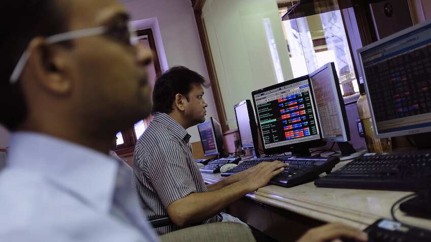 Sensex rises over 200 pts, Nifty above 10,550