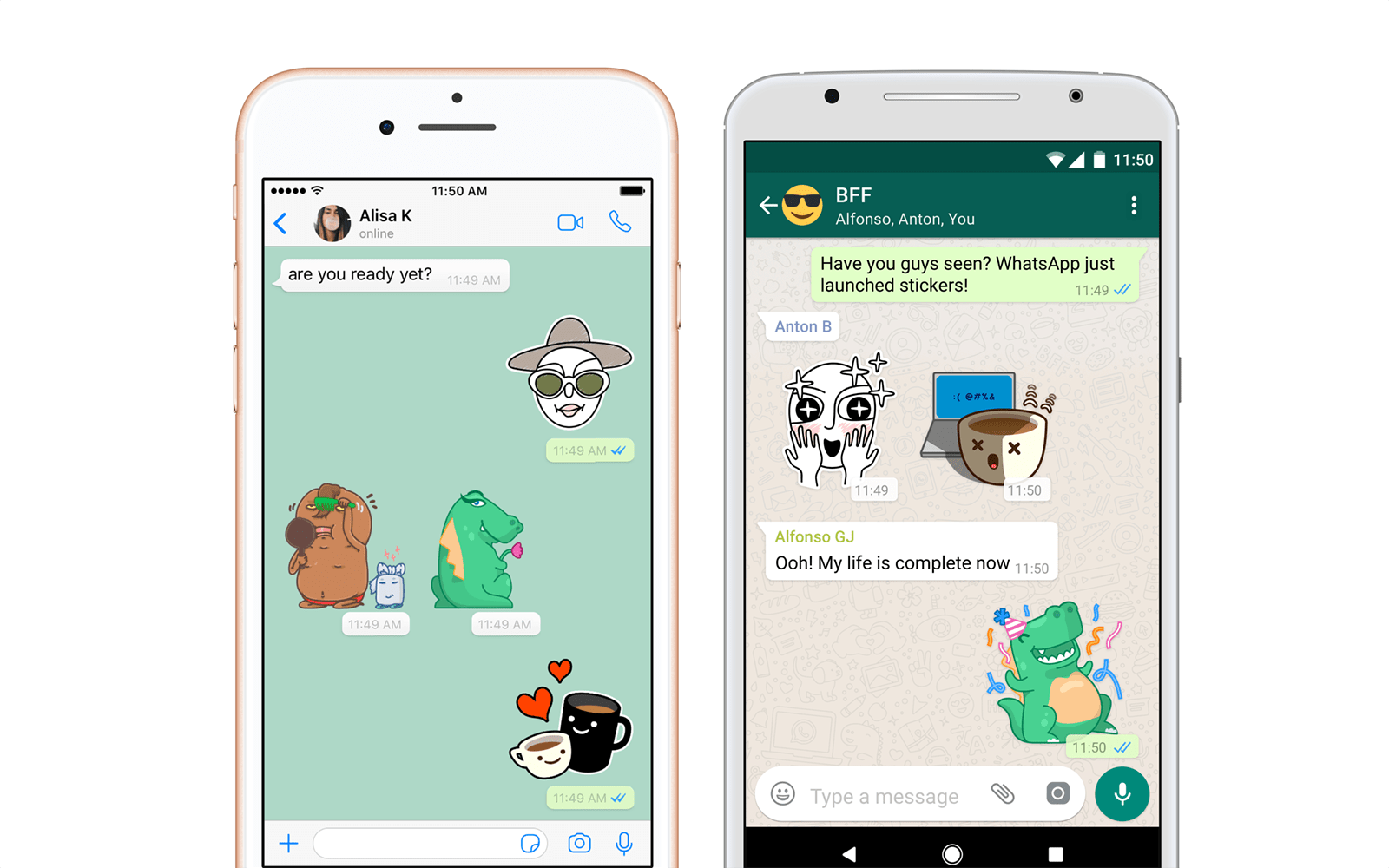 How to find whatsapp stickers in android