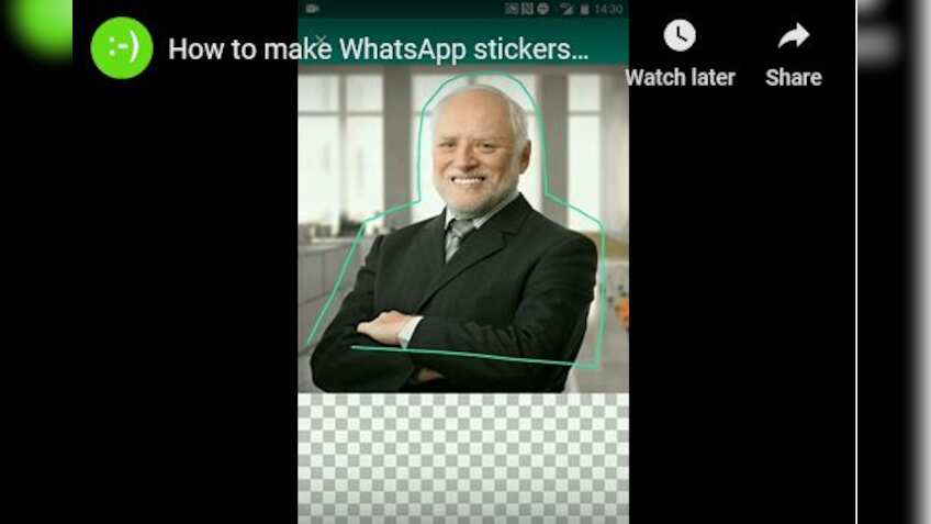 You can turn any photo into a WhatsApp sticker with this Android app
