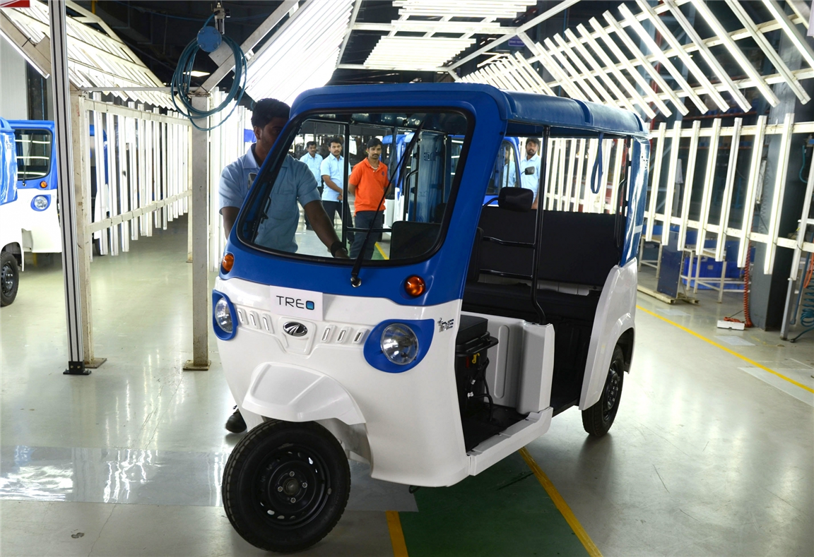 Mahindra rolls out electric autorickshaws Treo and Treo Yaari in Bengaluru
