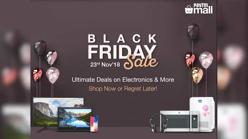 Paytm Mall Black Friday sale live now: Check out top deals in electronics, home appliances and more