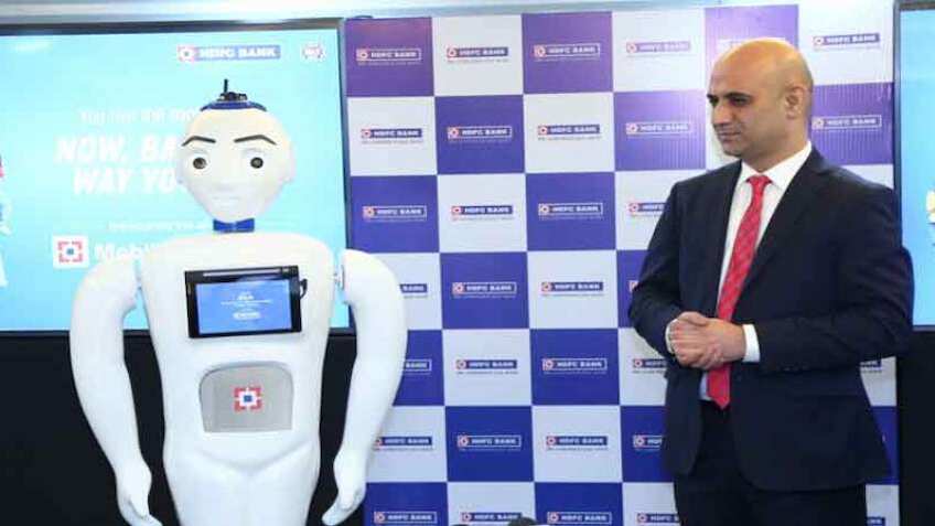 HDFC Bank account holder? Alert! Get set to be zapped by this humanoid on your next visit to this branch