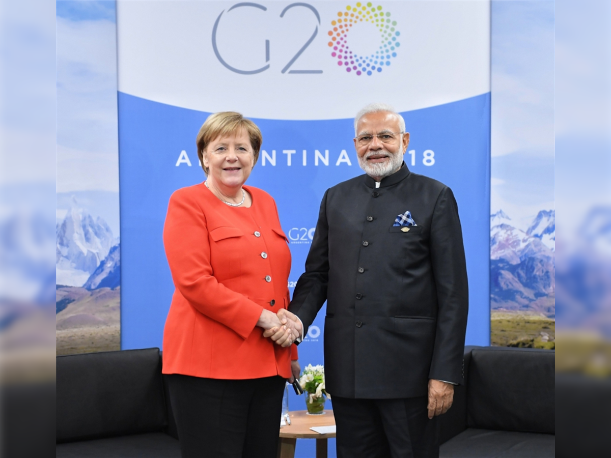 G20 summit: PM Modi meets Merkel, Macron and
