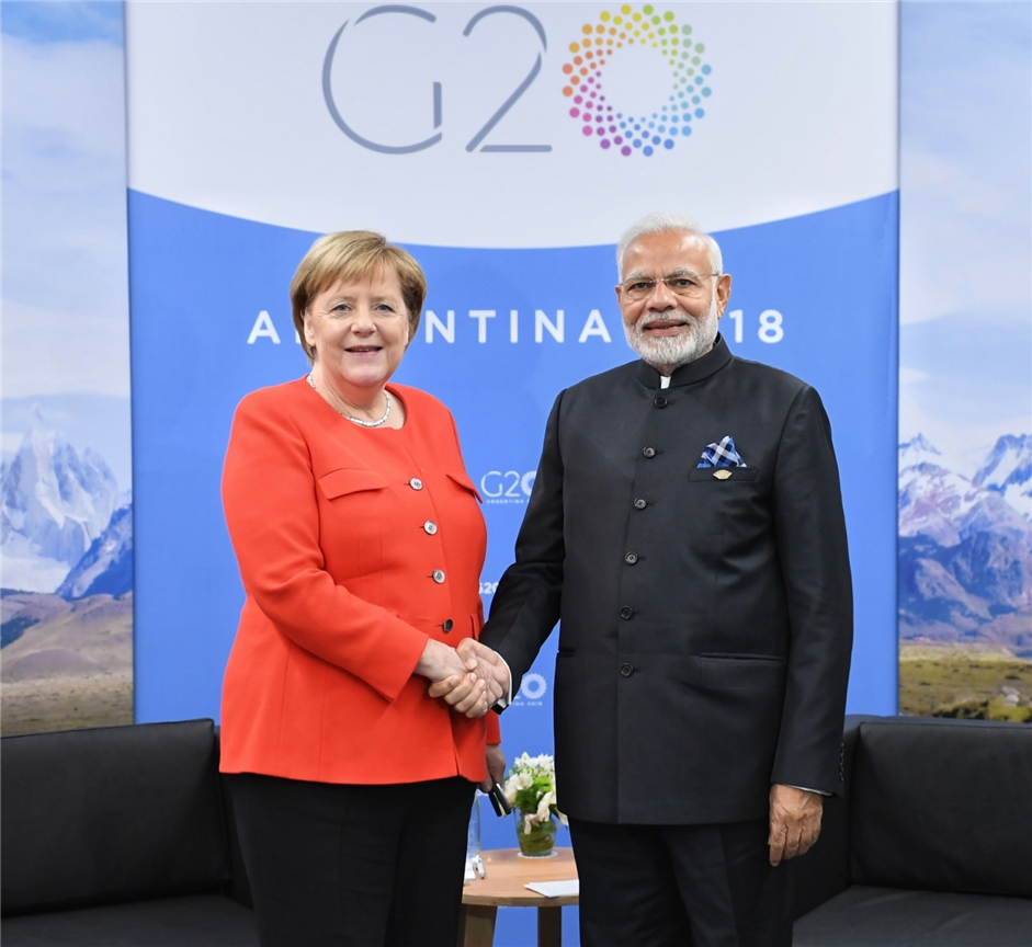 G20 summit: PM Modi meets Merkel, Macron and others, discusses bilateral relations