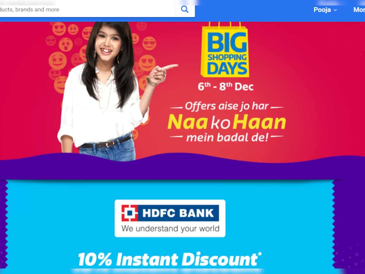 Flipkart Big Billion Days sale: HDFC Bank offers