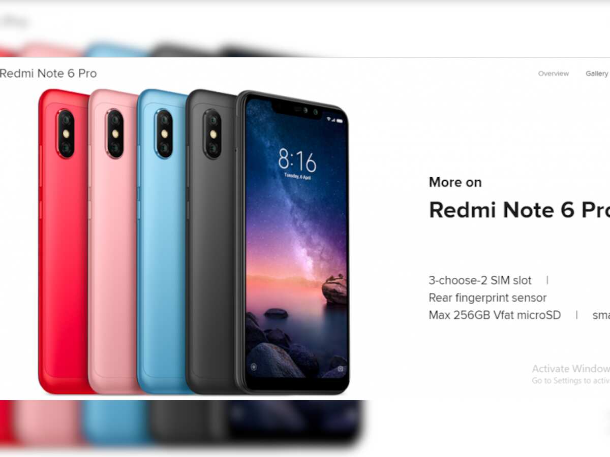 You can buy Xiaomi Redmi Note 6 Pro