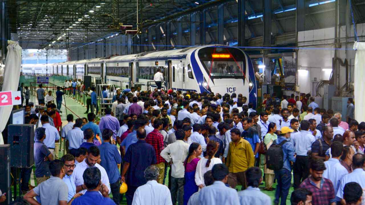 Train 18 across India! 
