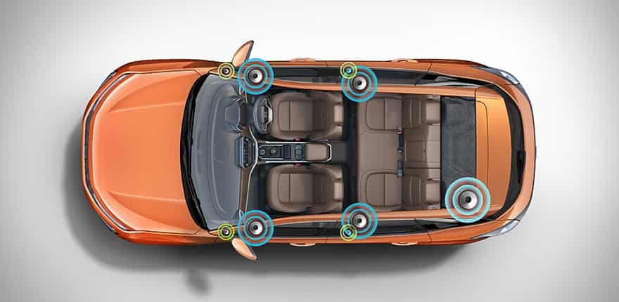 Inbuilt cooled storage area