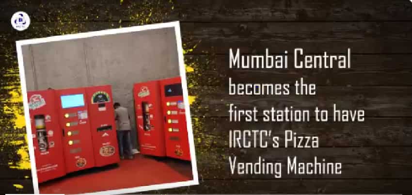 IRCTC pizza vending machine