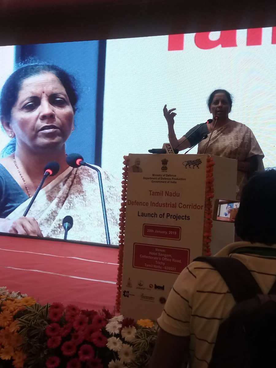 Catalyst for defence industrial units connectivity! Niramala Sitharaman inaugurates Tamil Nadu Defence Industrial Corridor