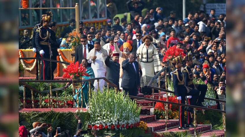 India celebrates 70th Republic Day in presence of South Africa President