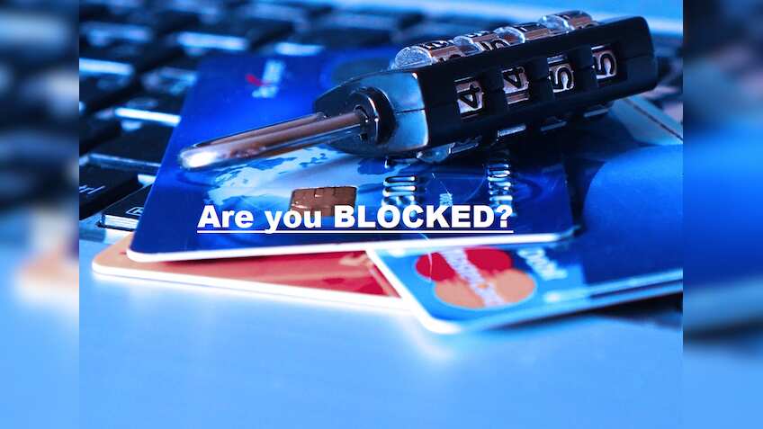Is your credit card blocked? Don't panic, do this