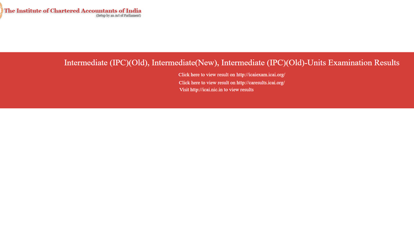 ICAI IPCC Result 2018 LIVE: CA aspirants alert! November Intermediate result DECLARED at icai.org, icai.nic.in