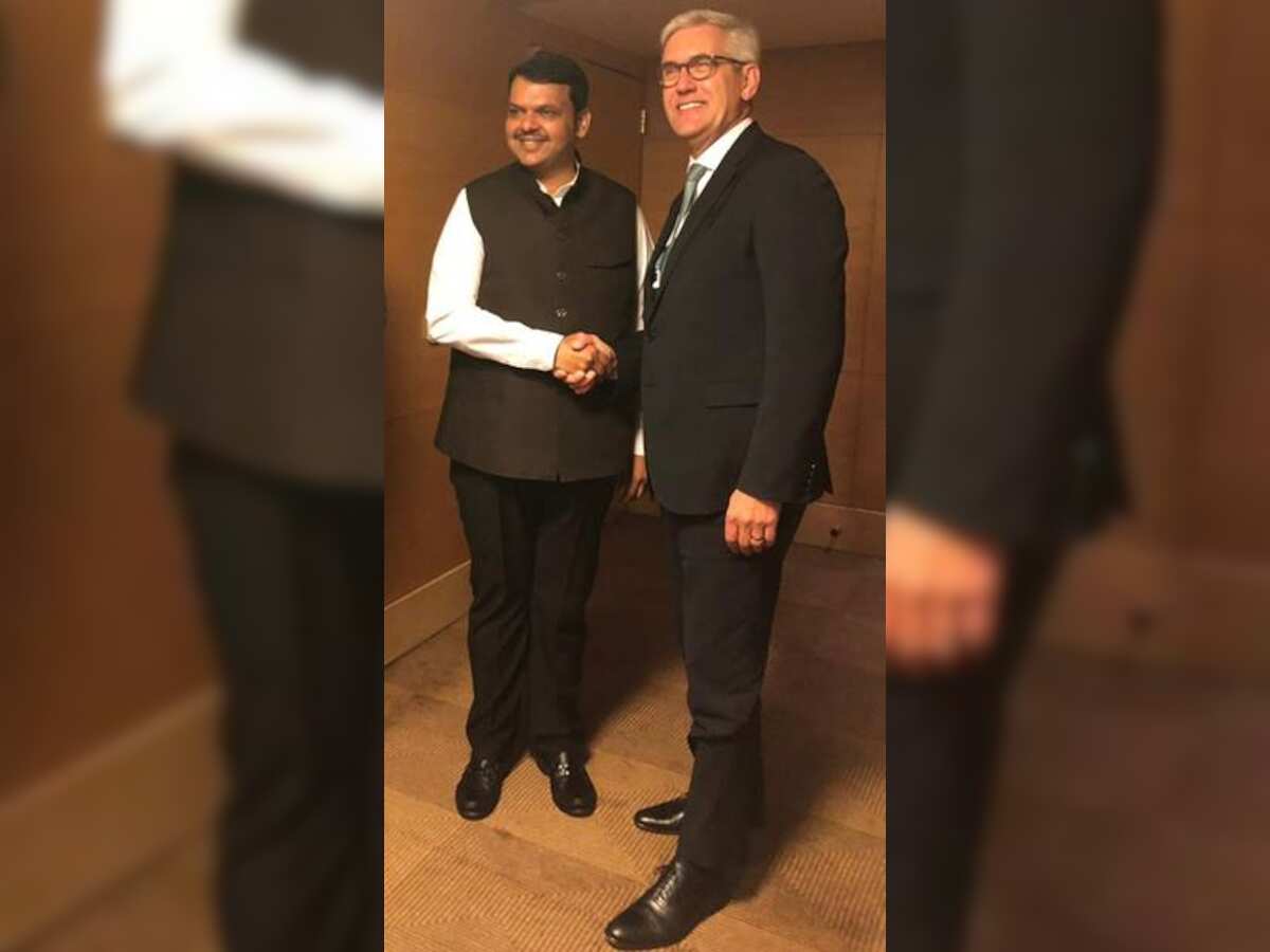 ABB CEO meets Maharashtra CM Devendra Fadnavis, discusses