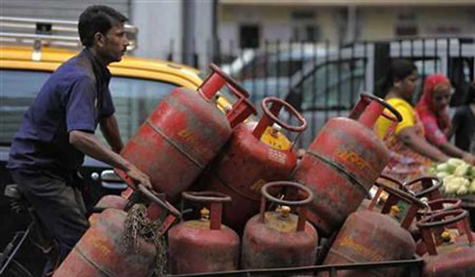 LPG gas price for non-subsidised cylinder