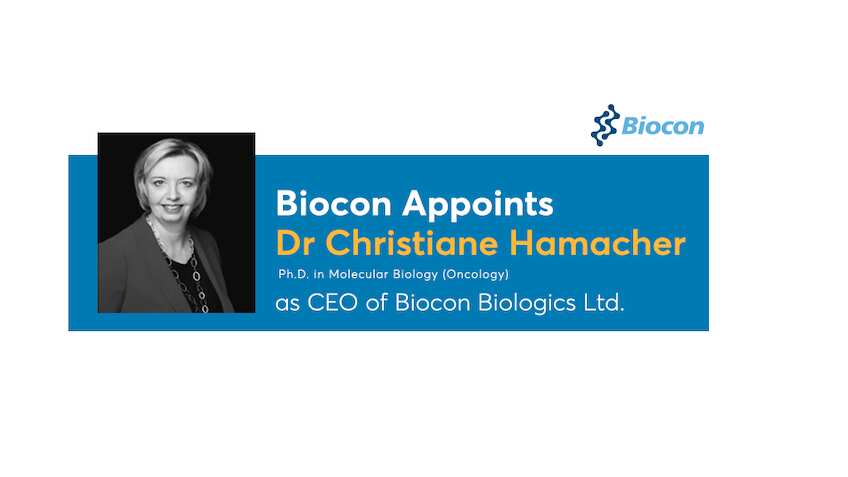 Christiane Hamachar becomes new CEO of Biocon Biologicals