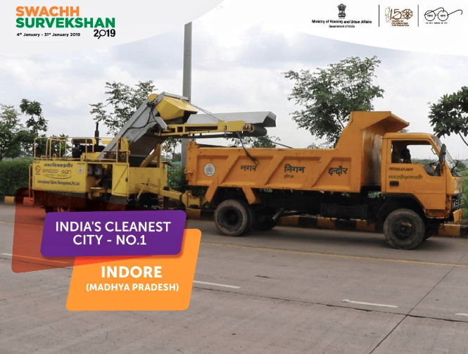Swachh Survekshan Awards 2019: Absolutely Brilliant! This is India's cleanest city.