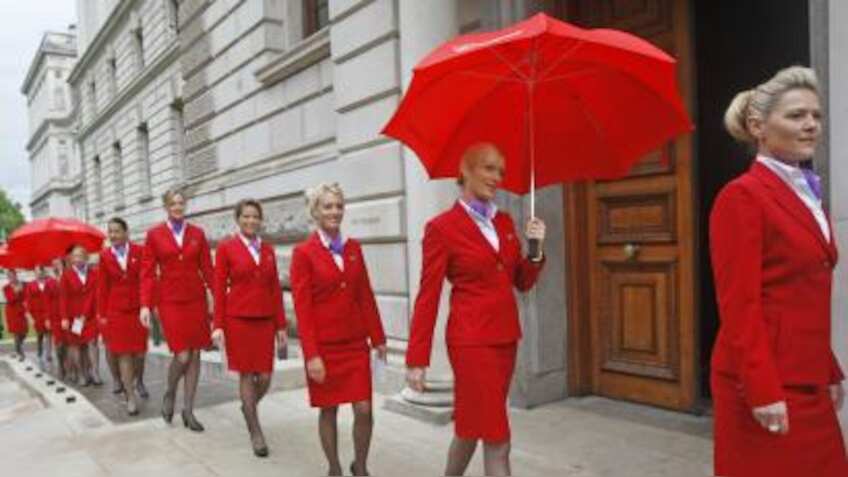 Women's Day gift by Virgin Atlantic: Female flight attendants don't need to wear makeup or skirts anymore