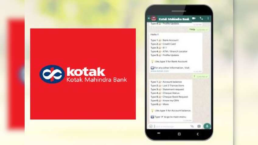 Kotak Mahindra Bank WhatsApp banking service: Here is how to use it