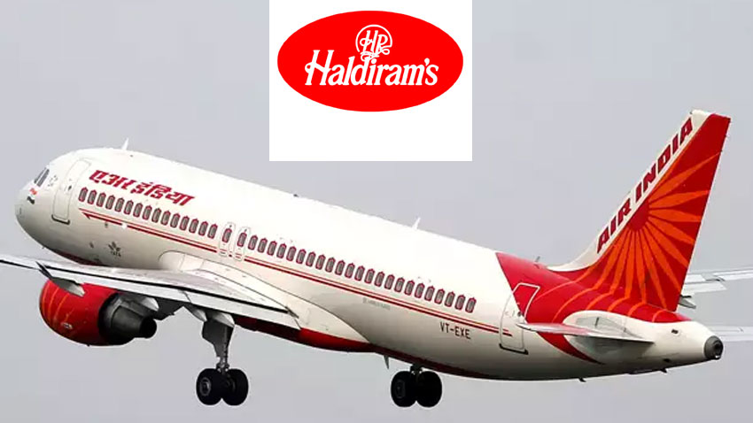 Menu changed! Haldiram's food on Air India flights?
