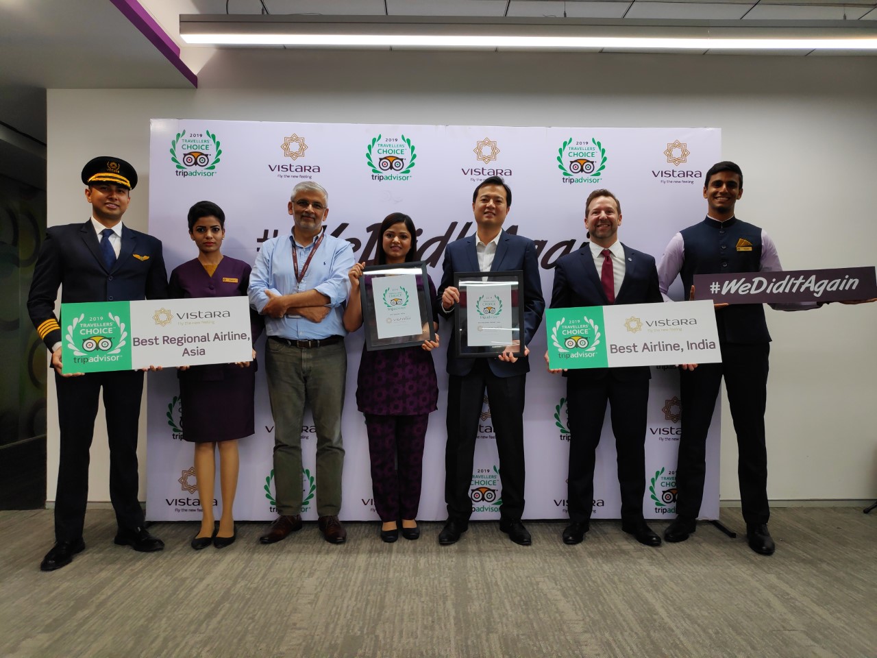 TripAdvisor Travellers' Choice Awards 2019: Proud moment! Vistara airline bags two trophies