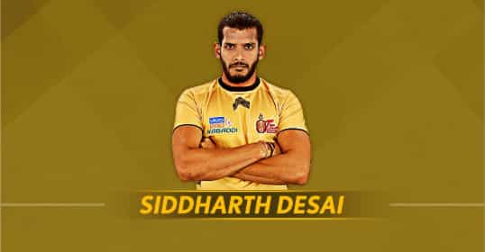 1. Siddharth Desai (Rs 1.45 crore, Telugu Titans) - 