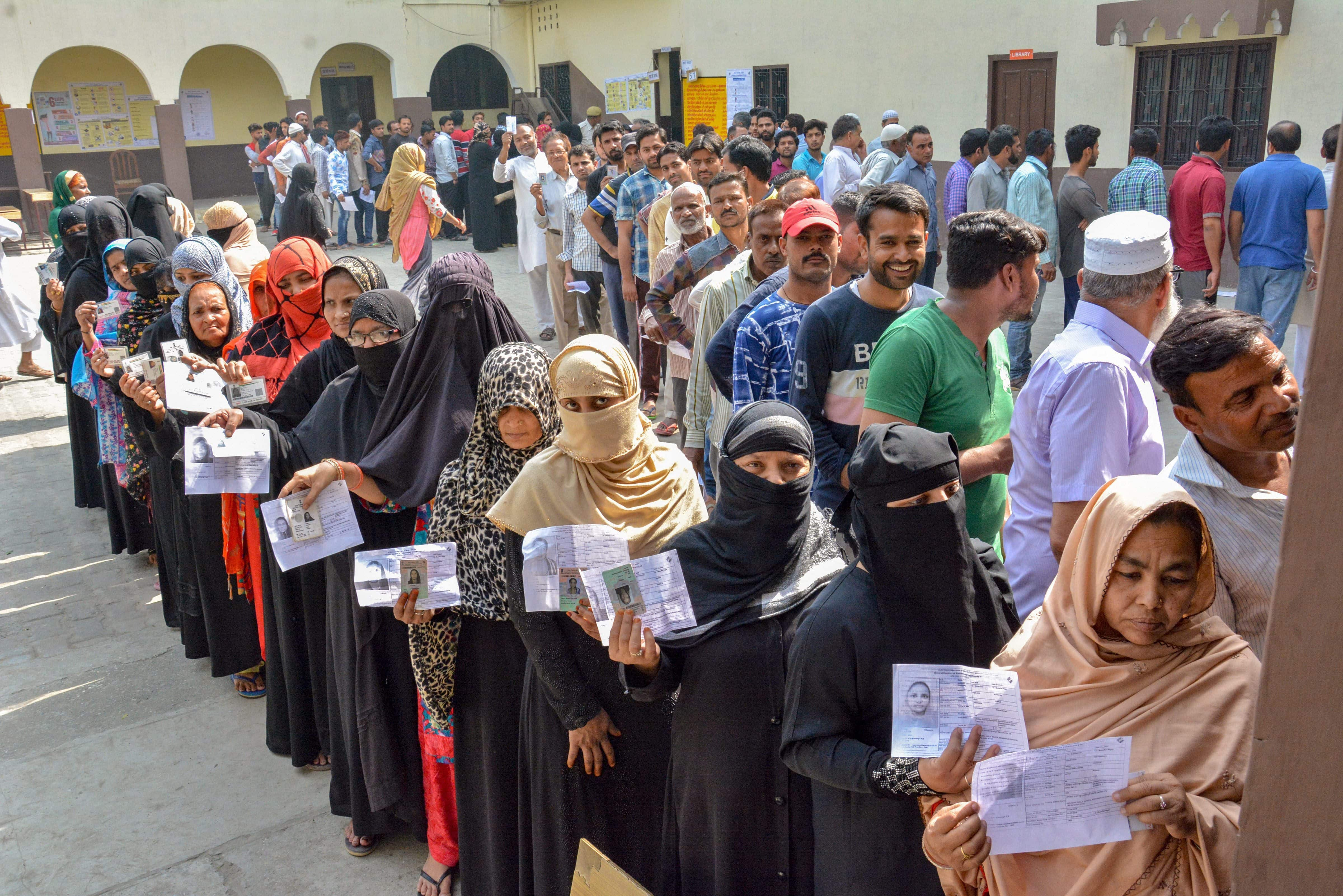 Lok Sabha Elections 2019: Voters Turn Out In Large Numbers To Elect 91 ...