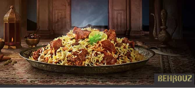 Rs 100 off on purchase of Rs 349 on Behrouz Biryani