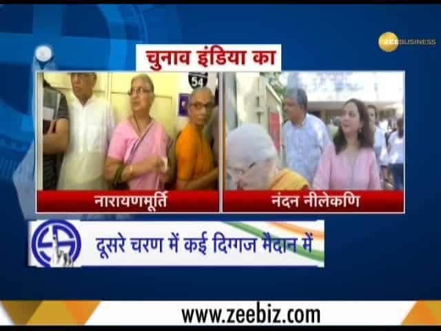 Top entrepreneurs cast their vote for  2nd phase of Lok Sabha polls