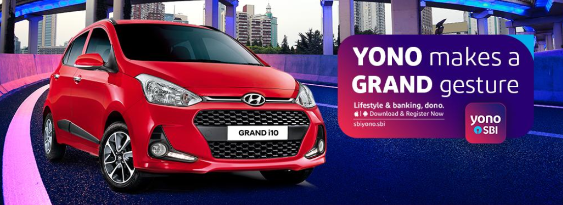 Book Hyundai Grand i10 at SBI YONO and