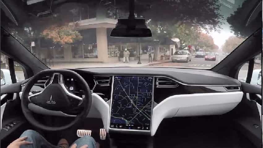 Tesla self-driving car timeline 2015