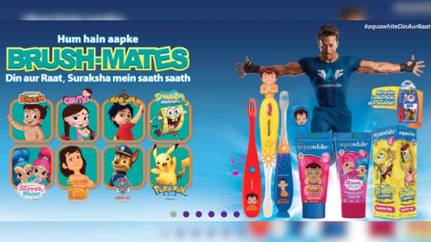 Aquawhite partners with Peppa Pig, Angry Bird, Hello Kitty for kids oral care range 