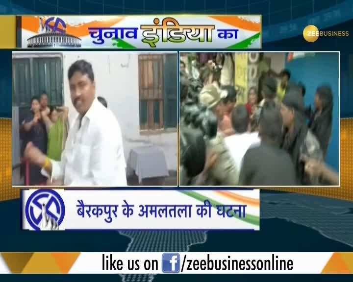 West Bengal: BJP's Barrackpore candidate, polling agent attacked