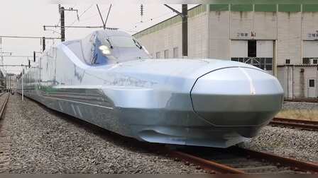 This bullet train can cover 400 kilometres in one hour!