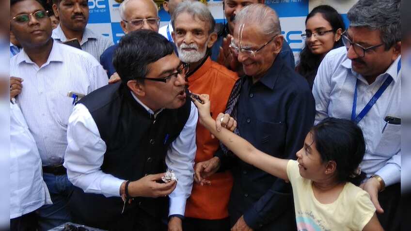 WATCH: BSE celebrates as Sensex touches 40,000 mark on Lok Sabha election result day