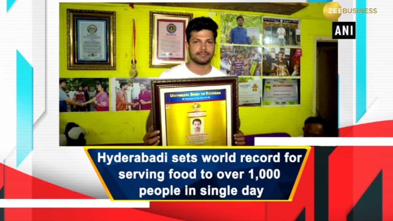 Hyderabadi sets world record for serving food to over 1,000 people in single day