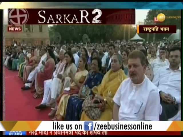 Modi's New ministers take oath at Rashtrapati Bhavan 