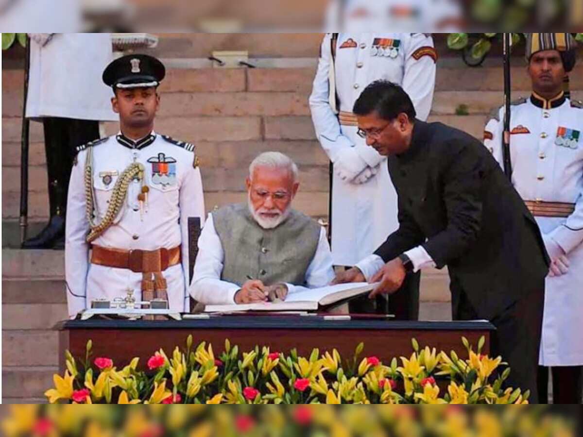Team Modi 2.0: PM Modi takes oath, several