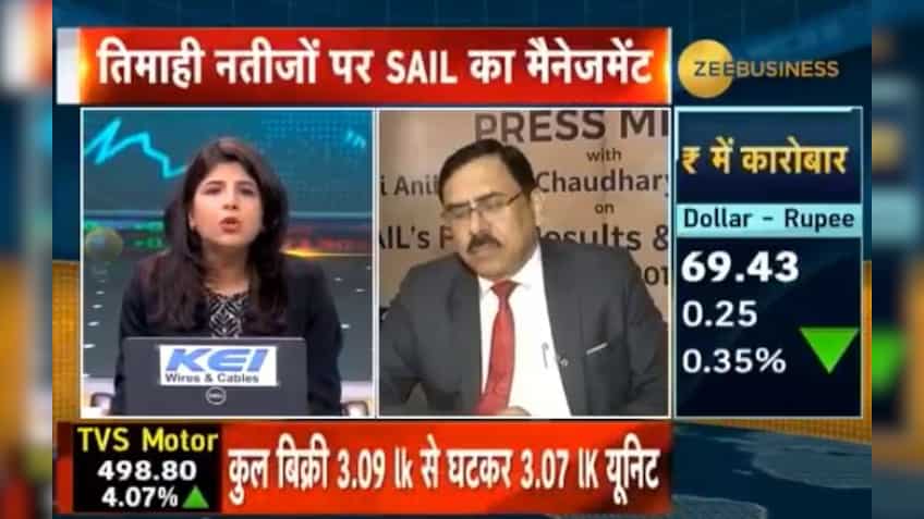 Rise in production helped SAIL to stay profitable, says Chairman Anil Kumar Chaudhary