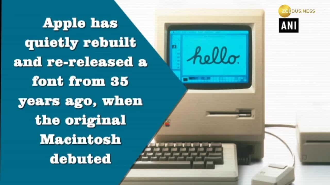 Download Apple Re Releases Font From The Original Mac For Free Zee Business SVG Cut Files