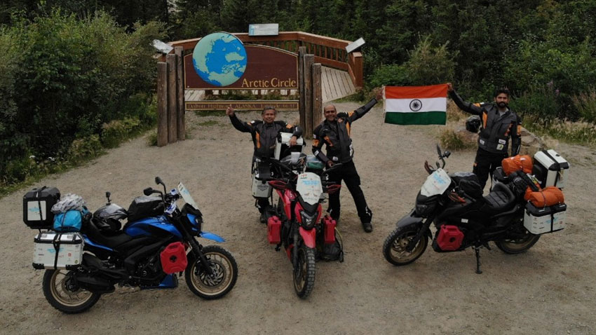 World record! Bajaj Dominar becomes first Indian bike to complete Polar Odyssey - Meet the riders, know about their trip