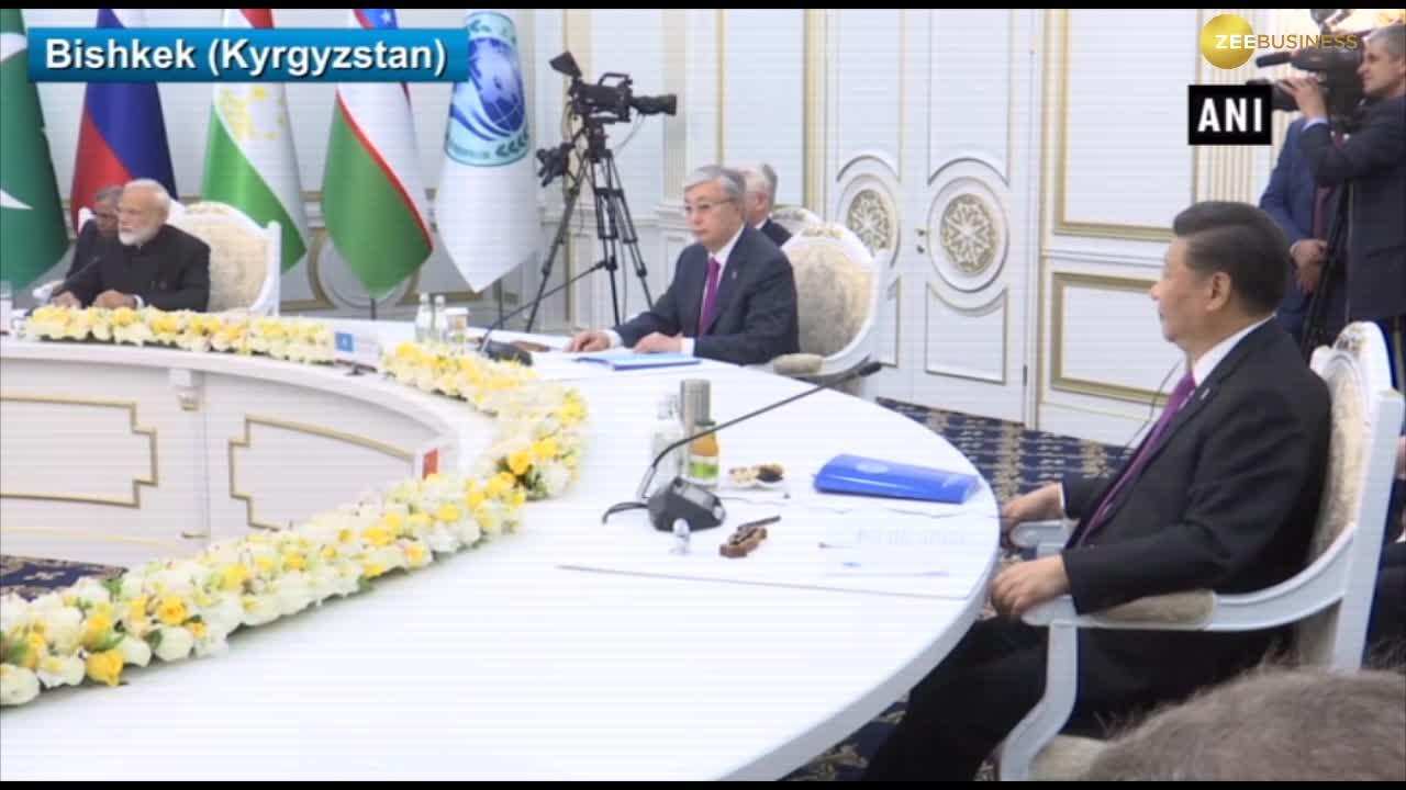 PM Modi meets leaders of member states at SCO summit in Kyrgyzstan's Bishkek 