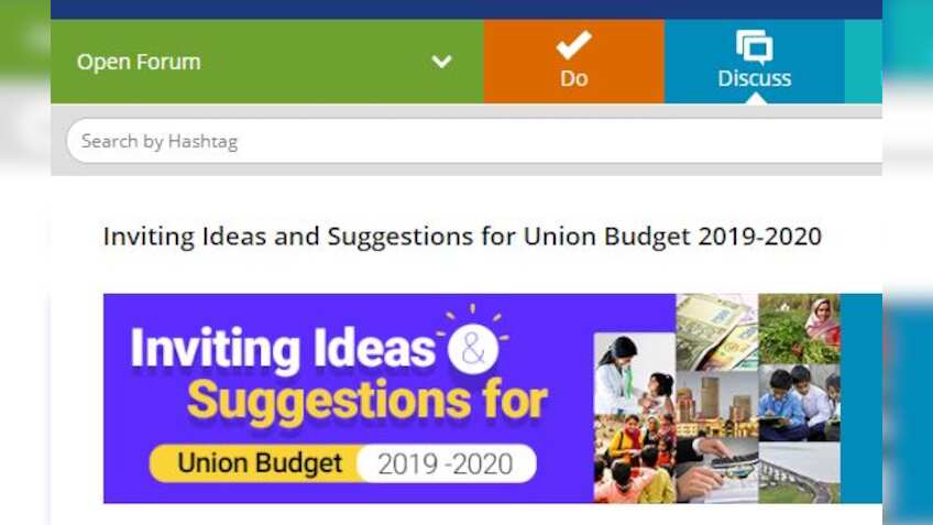 Budget 2019: Want to be part of process? Send your ideas to Modi government - Here is how