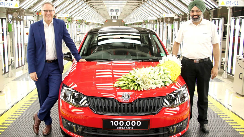 Skoda India rolls out 100,000th RAPID; milestone vehicle is Monte Carlo - How it was made? WATCH